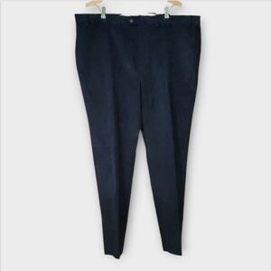 NWT Lauren Ralph Lauren Men's Flat Front Navy Corduroy Pants ~42x32